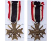 NAZI Germany WWII Military Cross for War Merit with Swords 2nd Class 1939