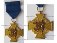 NAZI Germany WWII Loyal Civil Service Cross 1st Class for 40 Years Denazified