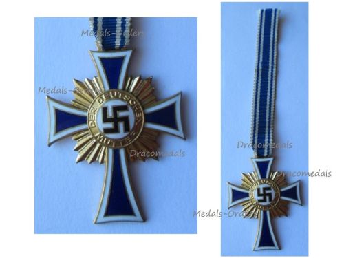 Germany WWII Mother's Cross 1938 Gold Class 2nd Type 1939