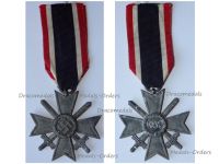 NAZI Germany WWII Military Cross for War Merit with Swords 2nd Class 1939 by Maker 113 Hermann Aurich