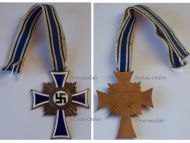 NAZI Germany WWII Mother's Cross 1938 Bronze Class 2nd Type 1939