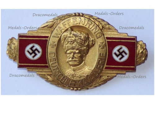 Germany WWII Badge of Honor of Field Marshal Mackensen, 1st Class, by the Ring of Arms of the German Cavalry Veteran Association