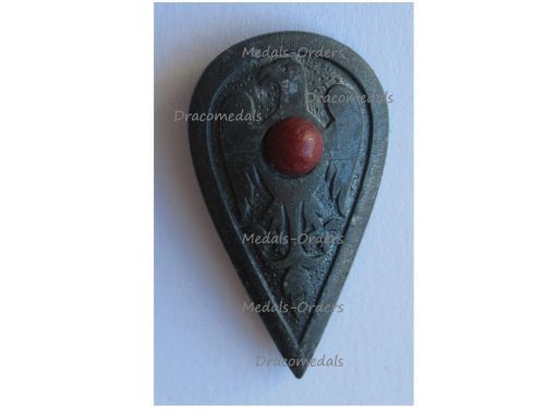 Germany WWII German Germanic Shield 1195 1196 A.D. WHW Badge Tinnie Marked W10