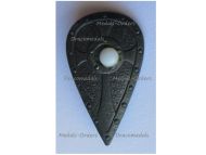 Germany WWII German Norman Shield 1066 A.D. WHW Badge Tinnie Marked W18 