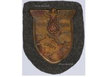 Germany WWII Krim Sleeve Badge Crimea 1941 1942 Shield for the Army (Wehrmacht and Waffen SS)