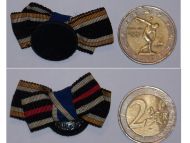 Germany Prussia Ribbon Lapel Pin Boutonniere of 3 Medals (Koniggratz Cross 1866, Franco Prussian War Medal 1870, Long Service Decoration 2nd Class) by CW & Co Solide