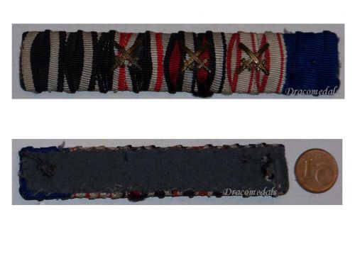 NAZI Germany Austria WW1 Iron Cross WW2 Wehrmacht War Merit Swords Hindenburg Military Medals Ribbon Bar