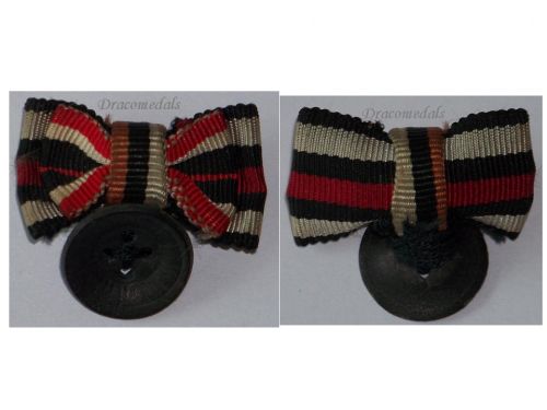 NAZI Germany WW2 War Merit Medal Hindenburg Cross Ribbon Lapel pin boutonniere German 1939 1945