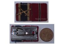 NAZI Germany WW2 War Merit Cross Swords Eastern Front Medal Ribbon Bar German Operation Barbarossa 1941