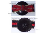 NAZI Germany WWII Ribbon Boutonniere for the Sudetenland 1938 and Eastern Front 1941/1942 Medals