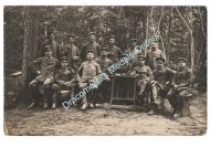 Germany WW1 Group Photo, Officers, NCOs, Iron Cross, Addressed to 15th Artillery Regiment, Feldpost 1917 