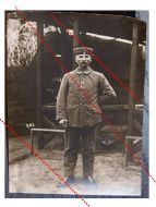 Germany WWI Photo NCO Sergeant, Iron Cross After Medal Award Ceremony