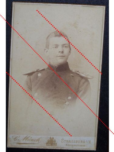 Germany Prussia Cabinet Photo Portrait 4th Grenadier Guard Regt Kaiserin Augusta by Munch 1900s