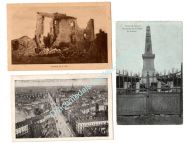 Germany WW1 3 Postcards Occupied France Lille Haumont Field Post Photograph 1914 1918 Great War WWI