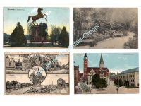 Germany WWI 4 Postcards Hanover Horse Ingolstadt Bavarian Infantry Trenches