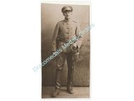 Germany WWI Portrait  Photo Hussar Officer Lieutenant in full Dress Uniform with Sword