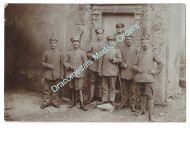 Germany WWI Group Photo NCOs, Mecklenburg Strelitz War Distinction, Iron Cross, Sergeant Major