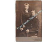 Germany Saxony WWI Cabinet Family Photo German Lieutenant, Christmas 1917 by Paul Schindler