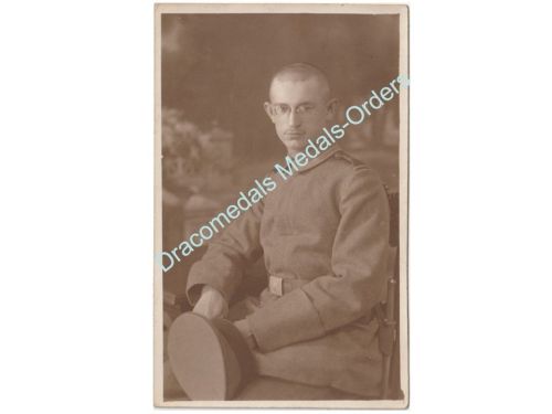 Germany WWI Portrait Photo Prussian NCO, Konigsberg 1918