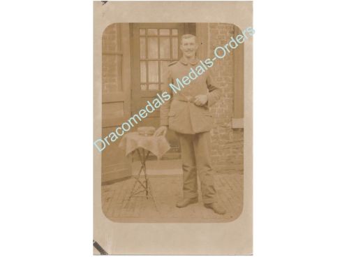 Germany WWI Portrait Photo German Soldier, Postcard