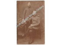 Germany WW1 Photo Brothers in Uniform, German NCO & Soldier, 1918