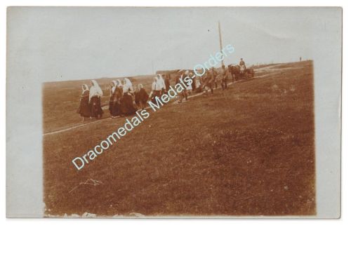 Germany WWI Photo German Soldiers, Funeral March, Hearse