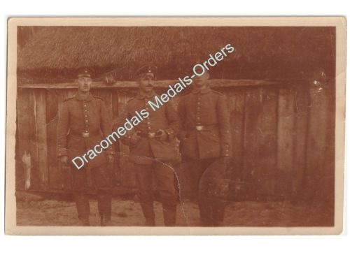 Germany WWI Photo NCO & Soldiers, Feldpost 86th Infantry Division Wernitz, 175th Battalion
