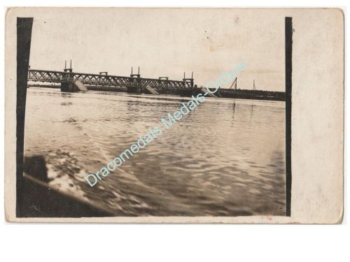 Germany WWI Photo Bridge on River