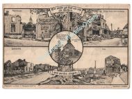 Germany WWI Propaganda Postcard, Captured Montfaucon, Dun, Ivoiry War Grave, Feldpost 53rd Field Artillery Battalion, VI Reserve Corps, 1915