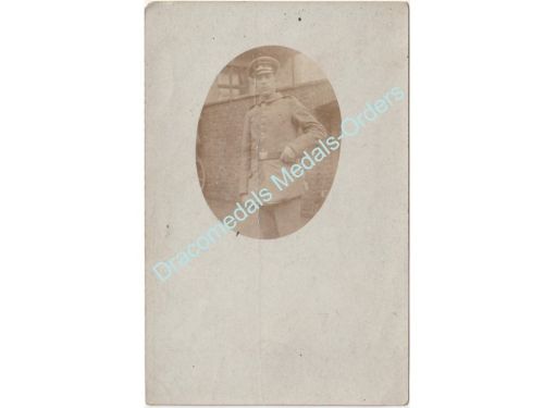 Germany WWI Photo German Soldier, Cap, Buckle