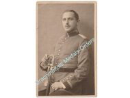 Germany WWI Photo Sergeant Major 11th Artillery Regiment, Lion Head Sword, Shoulder Straps, Portepee, Scabbard