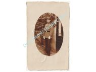 Germany WWI Portrait Photo, Officer Cadet, full Dress Uniform, Dagger & Port-epee, Postmarked 1915