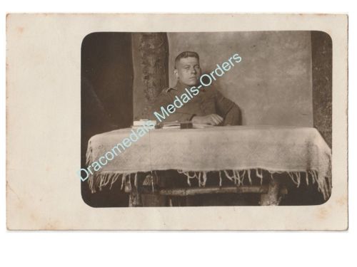 Germany WWI Portrait Photo Soldier 30th Infantry Regiment, Russia 1917 