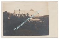 Germany WWI Photo, German Senior Officer in Staff Car, Field Inspection or Visit
