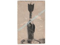 Germany WWI Propaganda Postcard, British Unexploded Bomb, Feldpost 388th Infantry Regiment, 1917