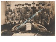 Germany WWI Group Photo 6th Guard Infantry Regiment, Officers, NCOs, Men, Training Graduation, Feldpost 1916