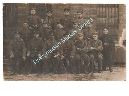 Germany WWI Photo 5th Infantry Regiment, NCOs, Soldiers