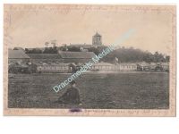 Germany WWI Photo Postcard Field Hospital Lazarett, 47th Landwehr Division Postmarked 1917