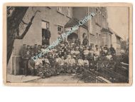 Germany WWI Photo Lauchheim Military Hospital, Wounded, Doctors, Nurses, Medics, Feldpost 1917