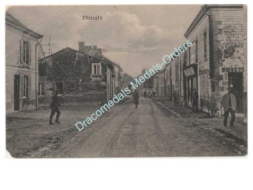 Germany WWI Propaganda Postcard Boult, Feldpost 82nd Infantery Regiment, 22nd Reserve Division, 1916