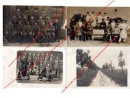 Germany WW1 4 Field Post postcards German Outfit Unit Photo Hospital Doctors Great War 1914 1918