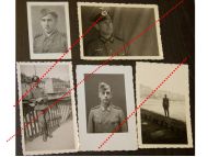 NAZI Germany WW2 5 photos German Officer NCO Iron Cross EK2 Assault Badge Wehrmacht WWII 1939 1945 Photograph