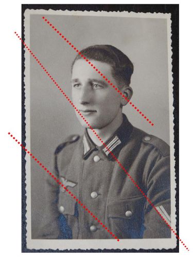 NAZI Germany WW2 photo German NCO Corporal portrait WWII 1939 1945 Wehrmacht photograph