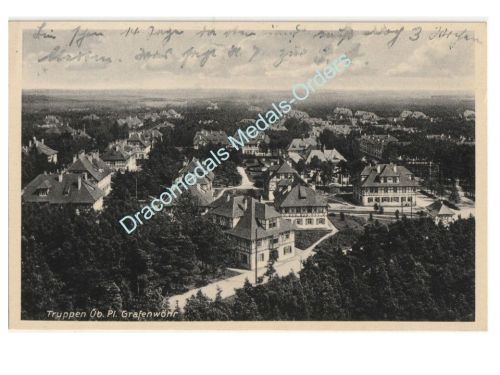 Germany WWII Postcard, Grafenwohr, Stamp Hindenburg, Cancellation 1934