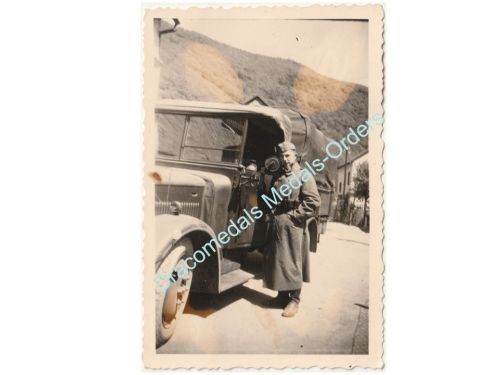 Germany WWII Photo Wehrmacht Driver, Citroen U23 Light Truck