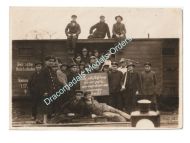 Germany WWII Photo German Railway Workers, Boxcar 