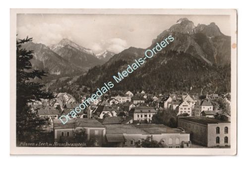 Germany WWII Postcard Fussen Neuschwanstein, Field Post Cancellation 1940