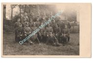 Germany WWII Group Photo Wehrmacht Officers, NCOs, Soldiers, Iron Cross, Ribbon Bar