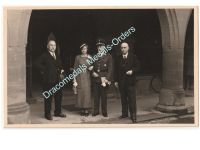 Germany WWII Photo German Waffen SS Officer SS-Oberfuehrer in Full Uniform, DRL Sports Badge