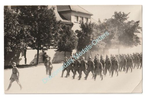 NAZI Germany WW2 Photo German Army Platoon Marching - Military Parade by A. Hils